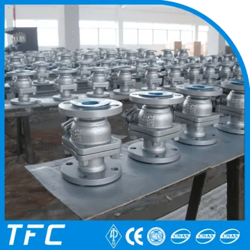 double flange 2pc cast steel ball valve