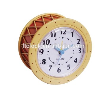 plastic round instruments table clock