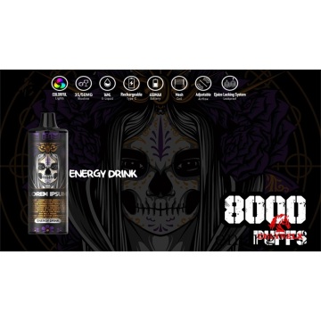 Cigarros eletrônicos Energia 8000puffs vape