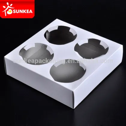 Disposable paper coffee cup saucer for drinks