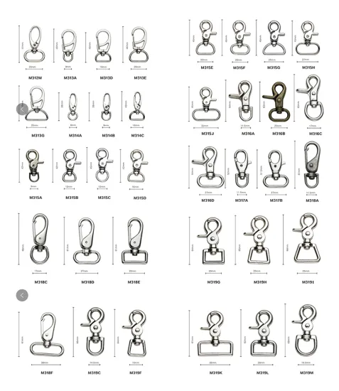 Zinc Alloy Bolt Snap Hook