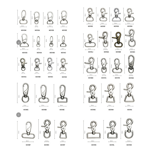 Zinc Alloy Bolt Snap Hook