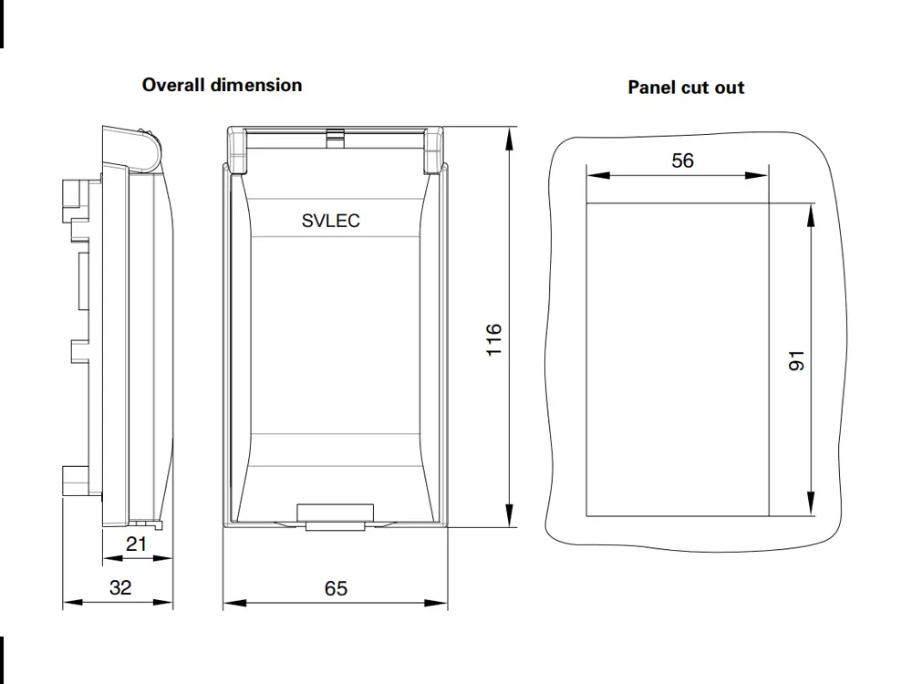 Front panel interface