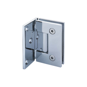 Solid Brass Glass to Glass Hinge 90 Degree