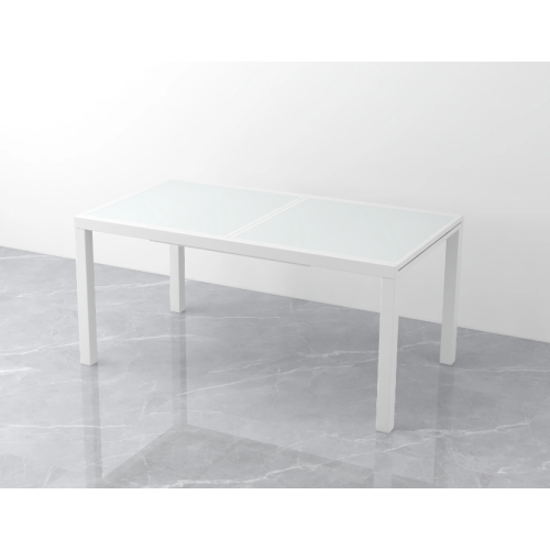 Modern and Minimalist Aluminum Glass - Top OutdoorTable