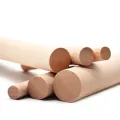 Aste tonde in legno naturale per progetti artigianali fai-da-te