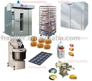 Hamburger bread line for Food factory