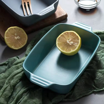Wholesale Square Baking Tray - Fine Quality Ceramic Bakeware with Handles