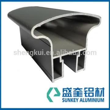 Extrusion de Aluminio Handrail Profile Furniture Profiles Perfil de aluminio