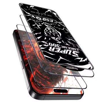 Perjamuan 300c Anti-Statis Lem Penuh Pelindung Layar Kaca Tempered untuk Model Samsung Galaxy
