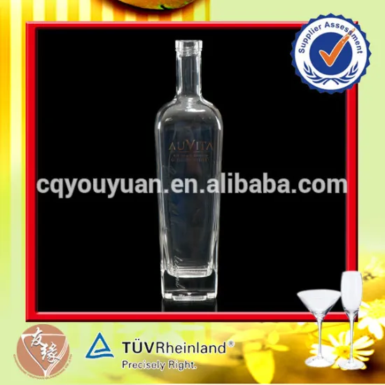 2016 fashion engraved whiskey bottle with your own logo