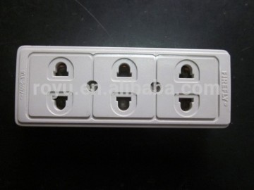 LIDE LD3Z 3gang 2pin 16A power socket