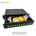 SJ-OTB-M18 2U 48 núcleos LC Duplex Caja de terminación de fibra óptica Panel de conexiones