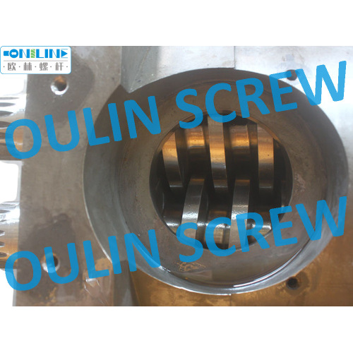 Kmd60/125 Twin Conical Screw and Barrel for PVC Pipe Extrusion