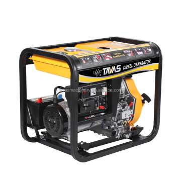 Open Rack Electric Start Single Cylinder Lutian Edon Diesel Generator by Doosan