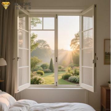 Aluminiozko kasuaren leihoa Lapurraren aurkako aluminiozko kaxa leihoa