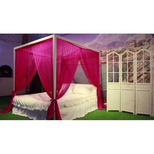 Kelambu Tempat Tidur Puteri Canopy Rose Red Bossgoo Com
