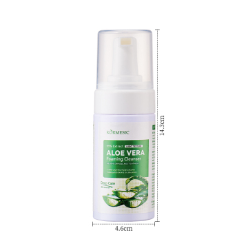 Nhà máy Miduo OEM 100ml Aloe Vera Orange Deep Skin Cleanser và Bọt Cleanser cho da nhạy cảm