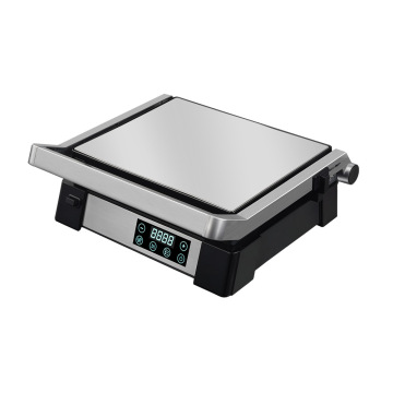 4 Slices 2000W Electric Contact Grill Panini Maker Grilling Machine Press Grill With Digital Control Panel