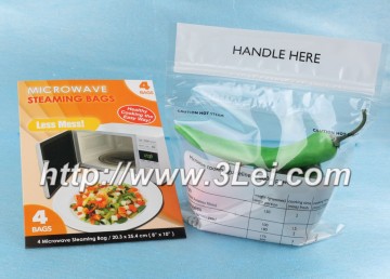 Microwave Steaming Cooking Bags with Zipper