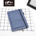 Mini Clip Board Custom monochrome PU hardcover notebook Supplier