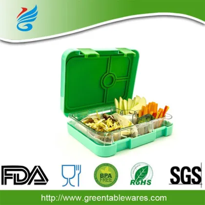 Leakproof Customized color bento box plastic bento box