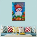 Decorazione natalizia di Snowman Diamond Painting fai -da -te