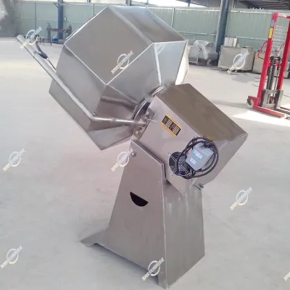 Stainless Steel Snack Seasoning Machine for Nuts, Peanuts, and Chips
