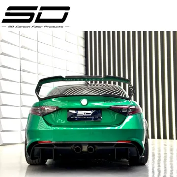 Upgraded Limited Edition Dry Carbon Fiber Rear Diffuser GTA Style for Alfa Romeo Giulia