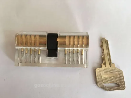 GOSO LOCKSMITH CIVIL USE TOOLS--5-12 CLEAR LOCKS TRANSPARENT LOCKS FOR PRACTISE LOCK'S SKILL