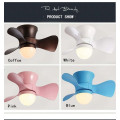 Самый хороший продукт синий / розовый потолочный вентиляторный светильник