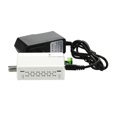 FTTH Mini Indoor CATV Optical Receiver AGC 1550nm Filter 80dBuV RF Output