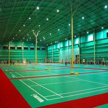 Piso de vinil para badminton