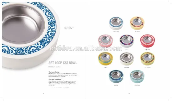 Pet bowl, silicone pet feeding, cat feeder, stainless steel cat bowl