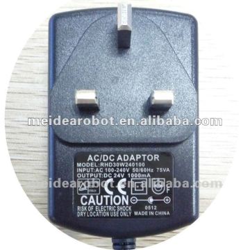 British Standard AC/DC Adaptor Apply to M320 Robot Vacuum Cleaner
