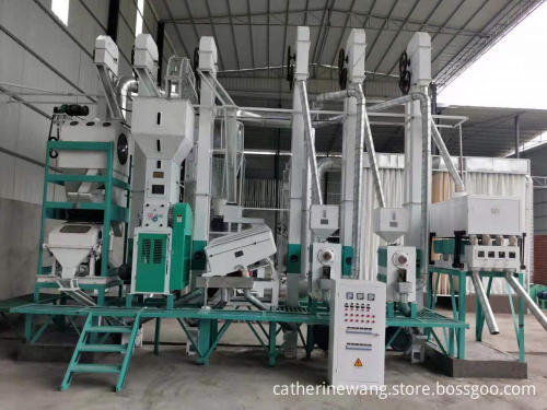 complete rice mill machine