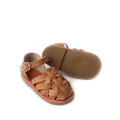 Sandalias de cuero genuino de alta calidad para niños