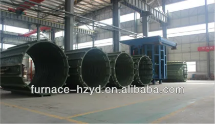 Copper/bronze foundry workshop installing melting furnace