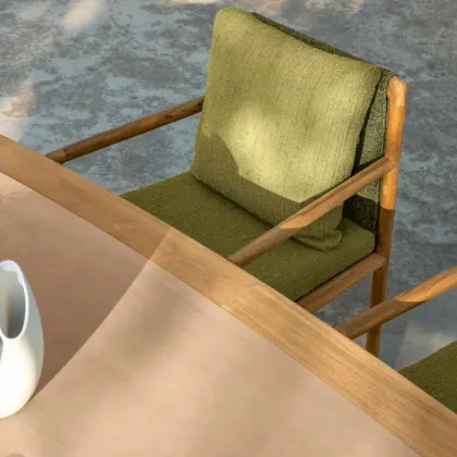 WESOME Outdoor Patio Garden Teak Furniture Dining Chair