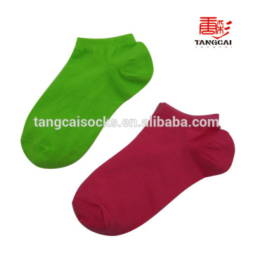 WSP-26 Chic Candy Color Women Ankle Socks/Plain Ankle Colorful Cotton Women Socks