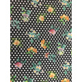 Dots Flower Rayon Challis 30S Tejido de punto de impresión