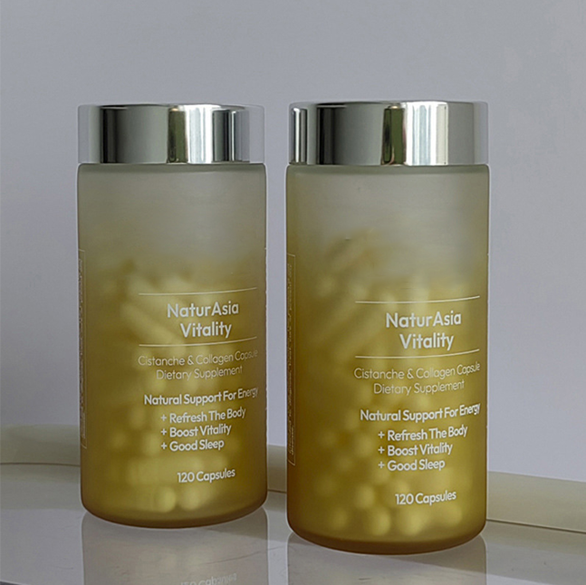Light yellow glass jar4