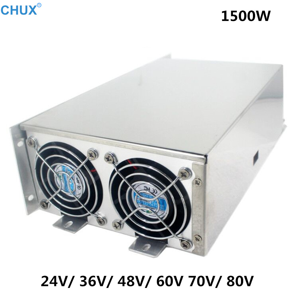 CHUX 24V 36V 48V Power Supply Switching Mode Single Output ac to dc 60V 70V 80V Industry Transformer for LED Strip light
