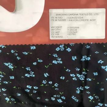 130Gsm High Quality Rayon Print Fabric for Custom Creations Elegant Rayon Print Fabric for Fashion Design