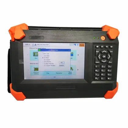 10/100/1000/10000M Ethernet LAN Cable Tester - CAT5E/CAT6 SFP Network Analyzer
