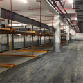 Sistema eficiente de estacionamiento de rompecabezas de dos niveles