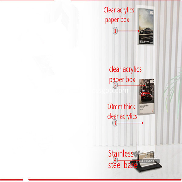 car show display stand board