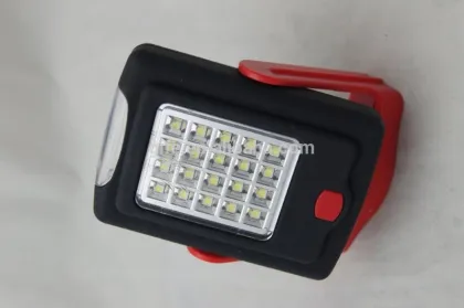 AAA battery Long working time 23 LED Portable worklight with hook