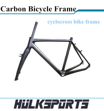 Disc brake Cyclocross bicycle frame Toray T700 Full carbon road bike frame 700C carbon cyclocross bike frame disc brake