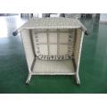 Outdoor PE Rattan Plastic Dining Table and Chair